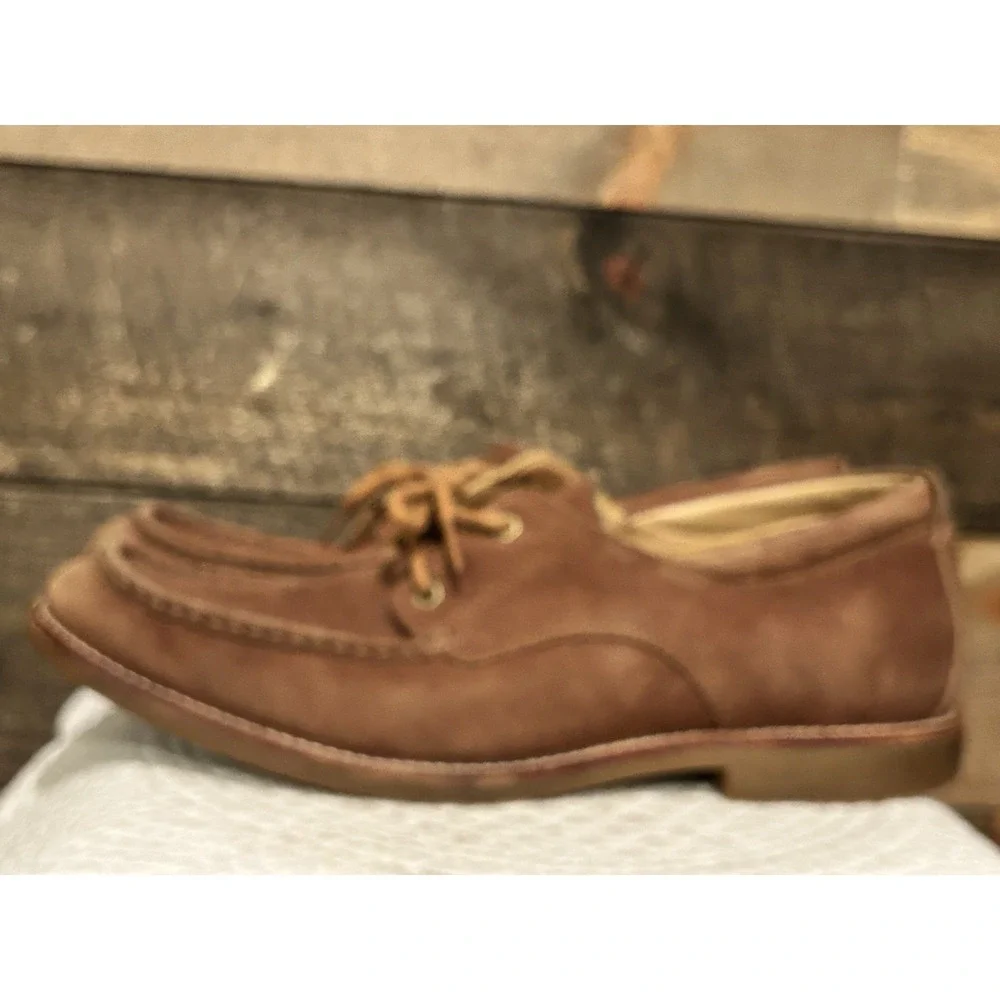UGG Men's Brown Nubuck Lace-Up Casual Oxfords Shoes‎ 1002443 sz: US 11